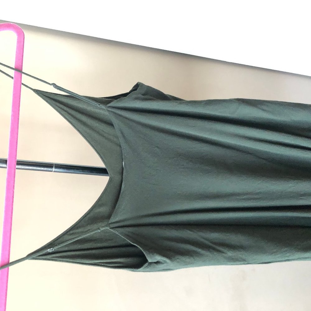 Wilfred Free Olive Green Slip Dress